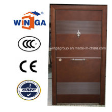 Puerta acorazada de madera de acero de Winga de la alta calidad de Oriente Medio (W-T32)